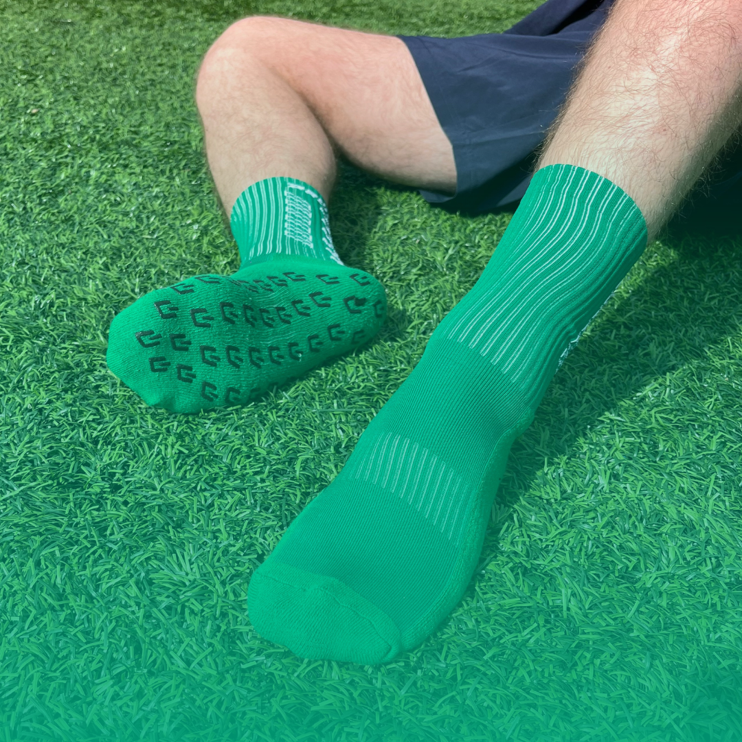 Hoe draag je gripsokken tijdens een voetbalwedstrijd