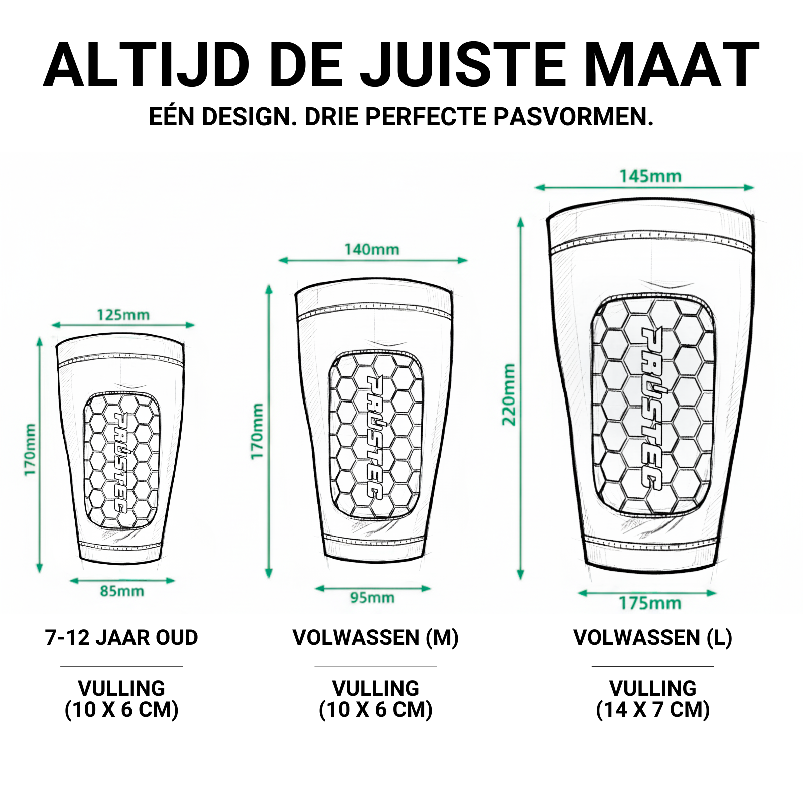 Prostec Ingebouwde Scheenbeschermers