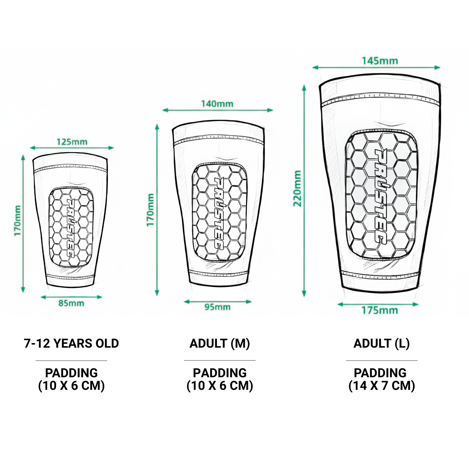 Prostec Ingebouwde Scheenbeschermers